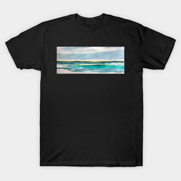 Just Breathe #watercolor T-Shirt by aldersmith